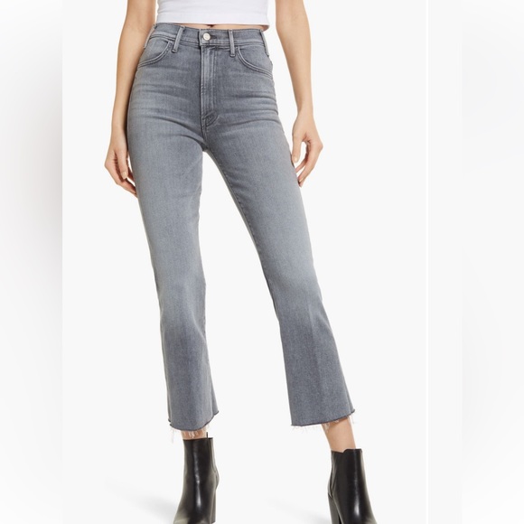 ๐ฉถNWT MOTHER DENIM HUSTLER FRAY HEM FLARE JEANS (Daytona Nights) 30 - Picture 3 of 17